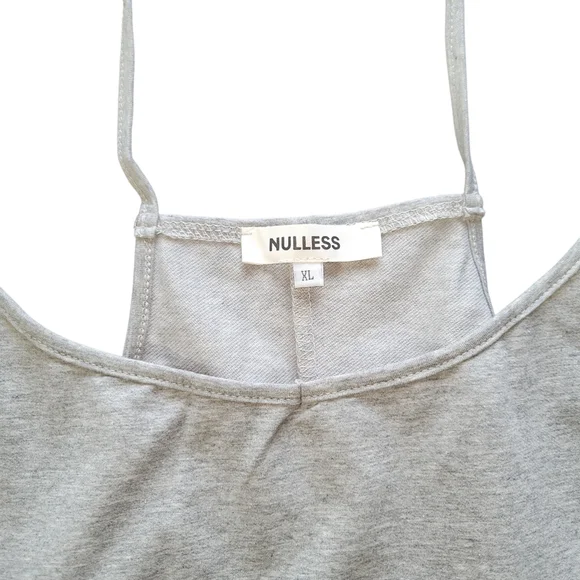 Nulless NWT Grey Romper Women's Size XL - Picture 4 of 6